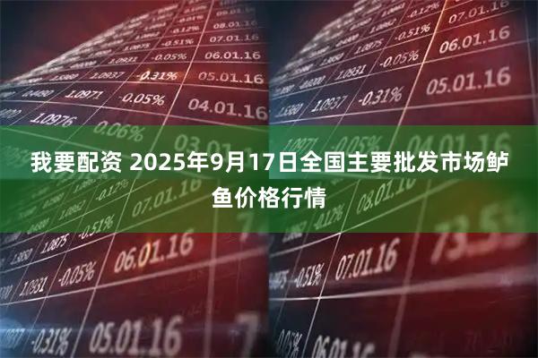 我要配资 2025年9月17日全国主要批发市场鲈鱼价格行情